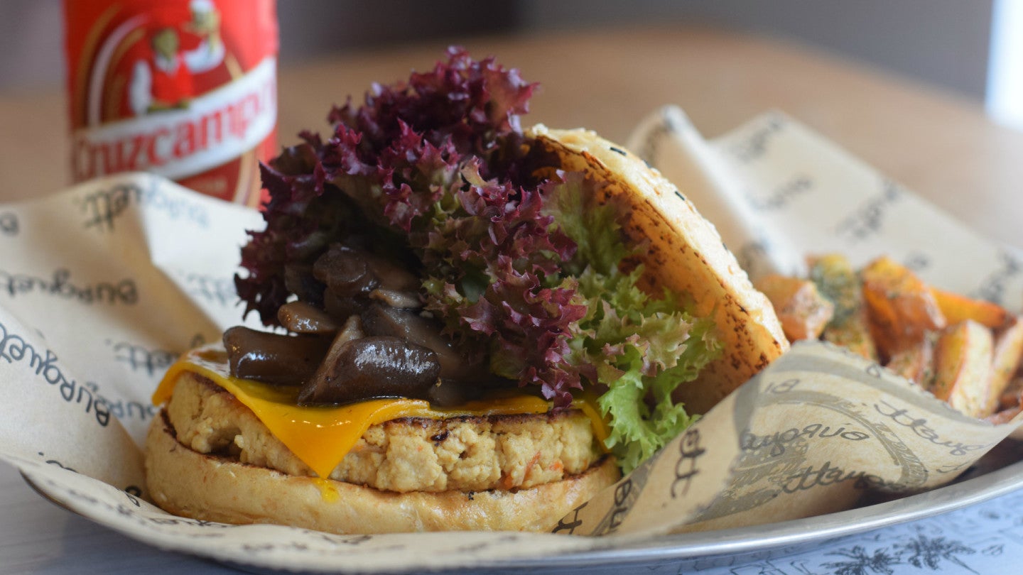 Hamburguesa de tofu