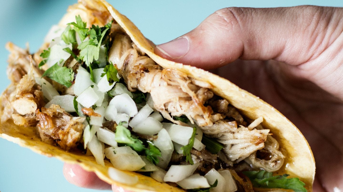 Taco Carnitas mano de santo