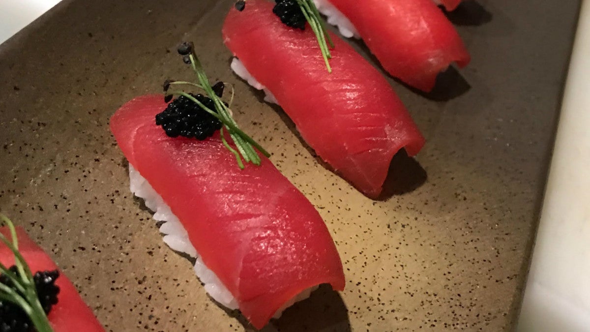 Niguiri de atún de almadraba