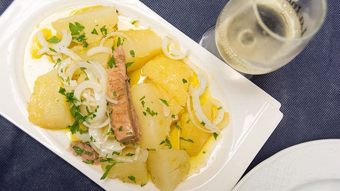 Patatas «aliñás» de Otaola