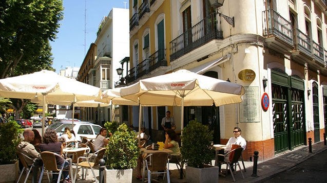 Terraza de la Taberna Coloniales