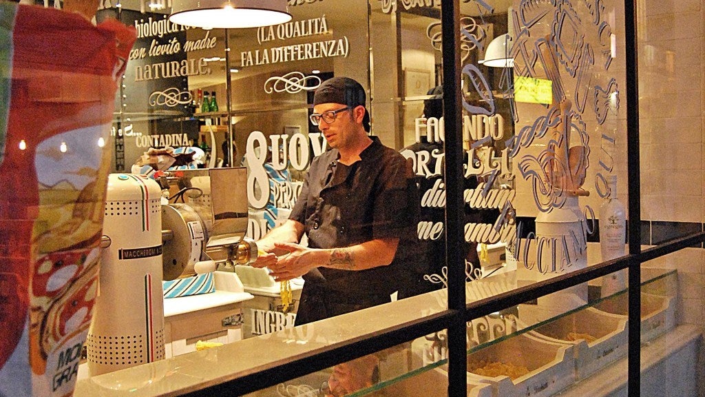 Maccheroni en Sevilla. 