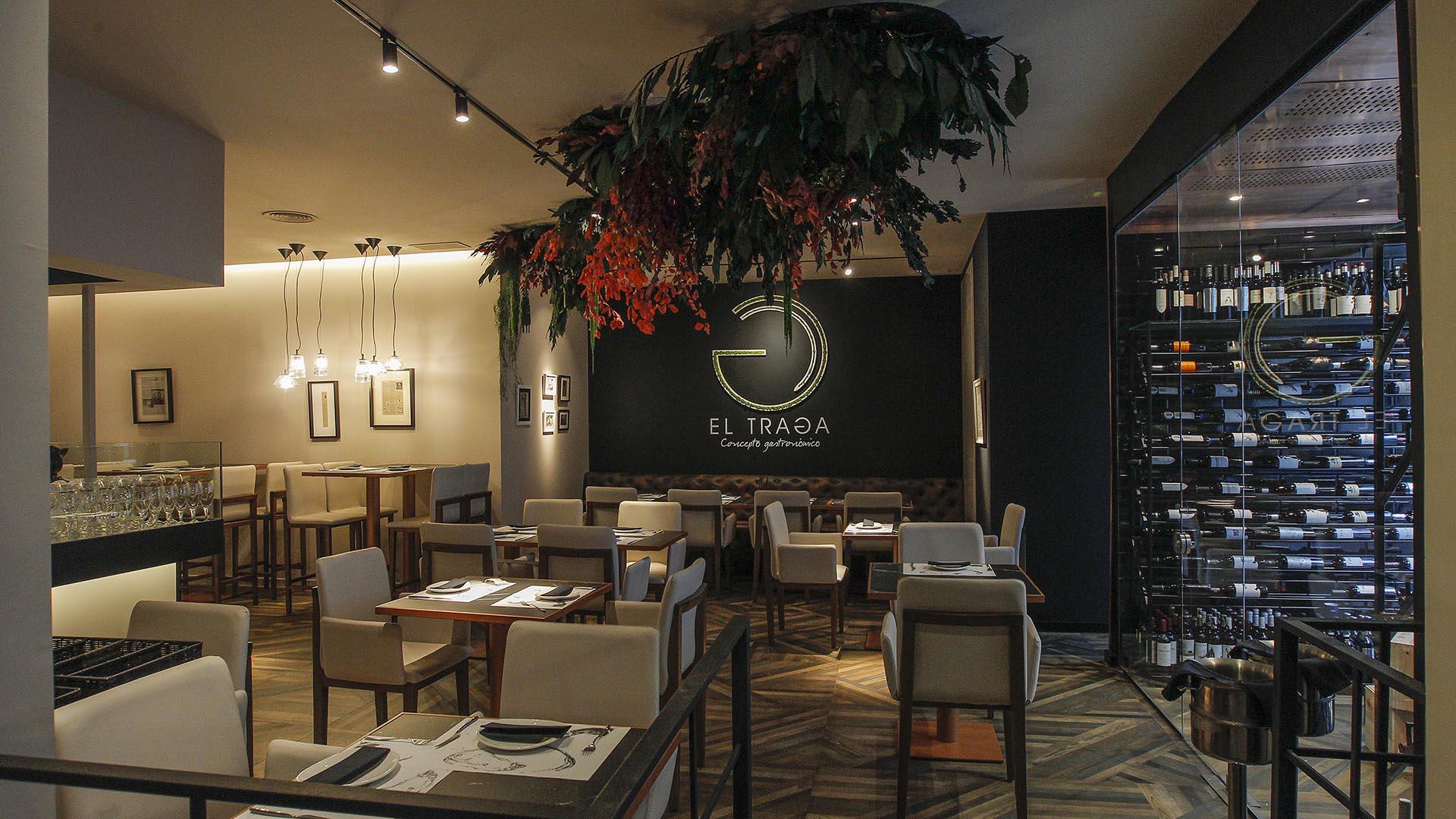 Interior de El Traga