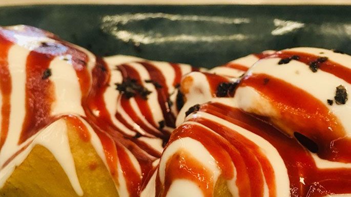 Patatas de Sanlúcar con salsa brava de Papirusa