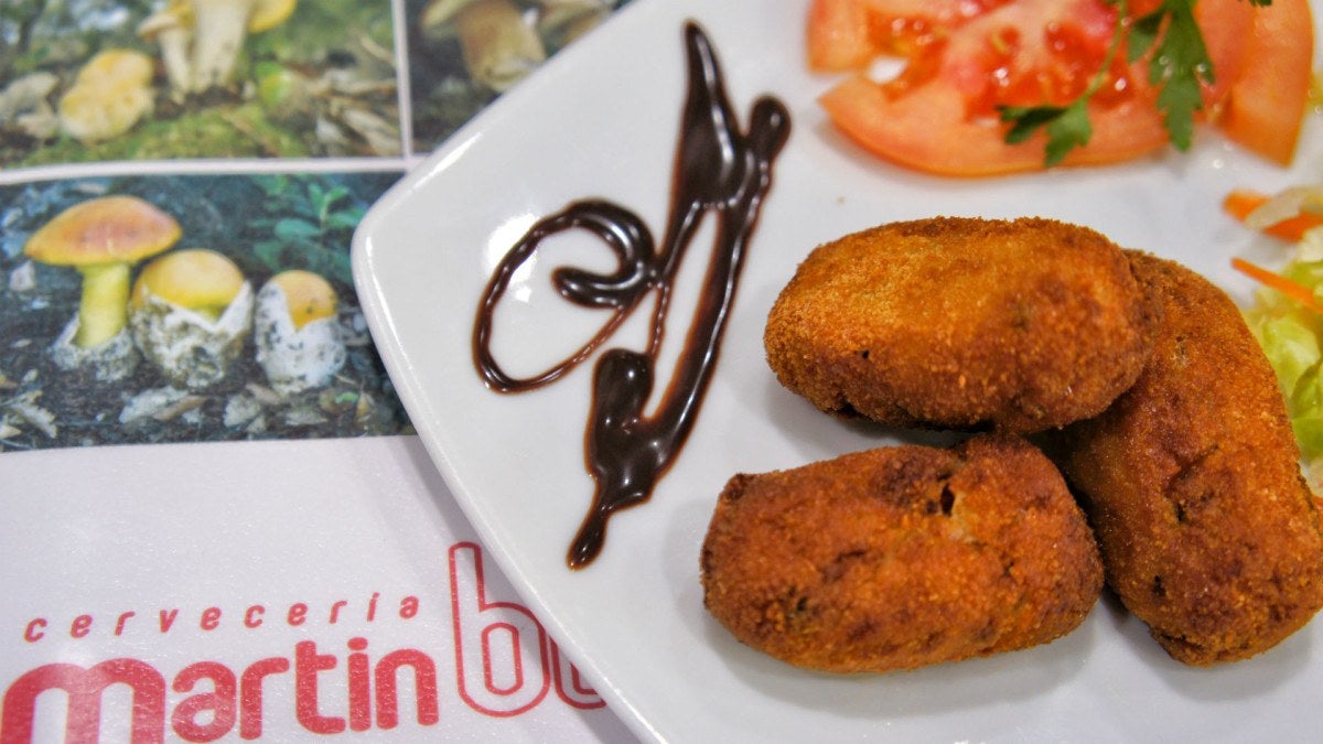 Croquetas de setas y jamón| Foto: Fran Moreno