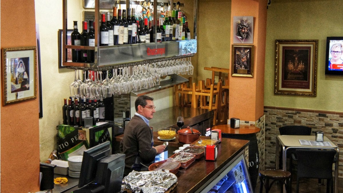 Zona de barra de "er Carlos" | Foto: Fran Moreno