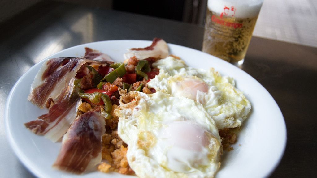 Migas en El Colmao de Gascón Rubio. 