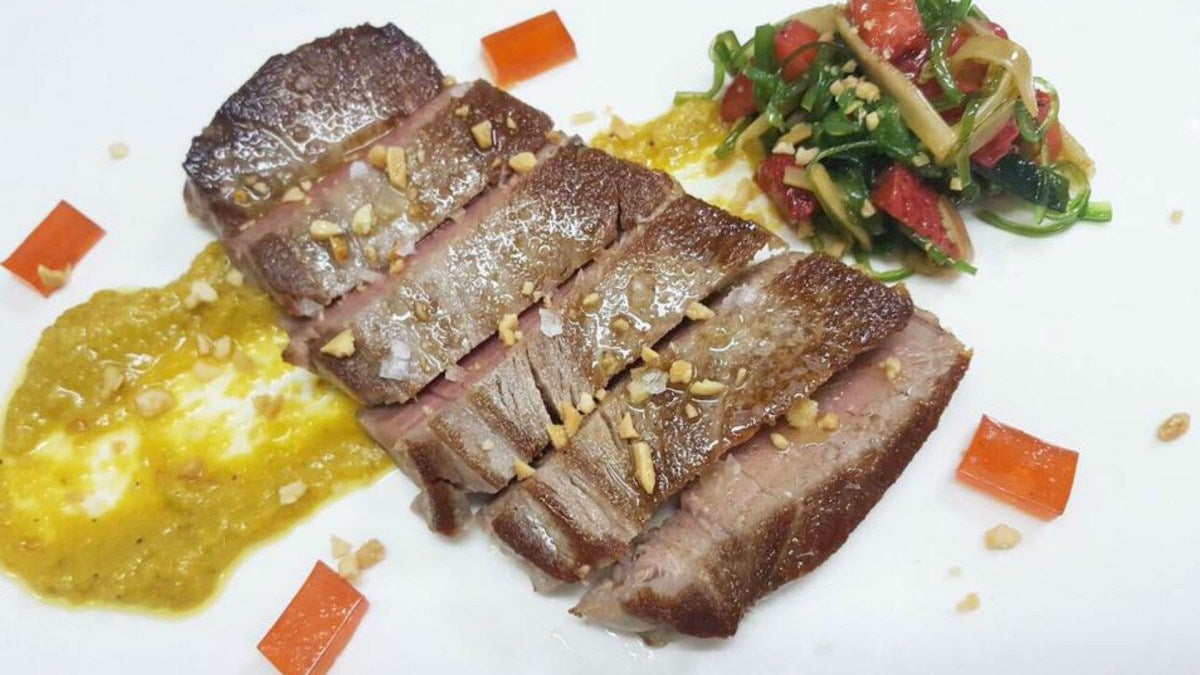 Puro mar en este plato de Oriza | Foto: Restaurante Oriza