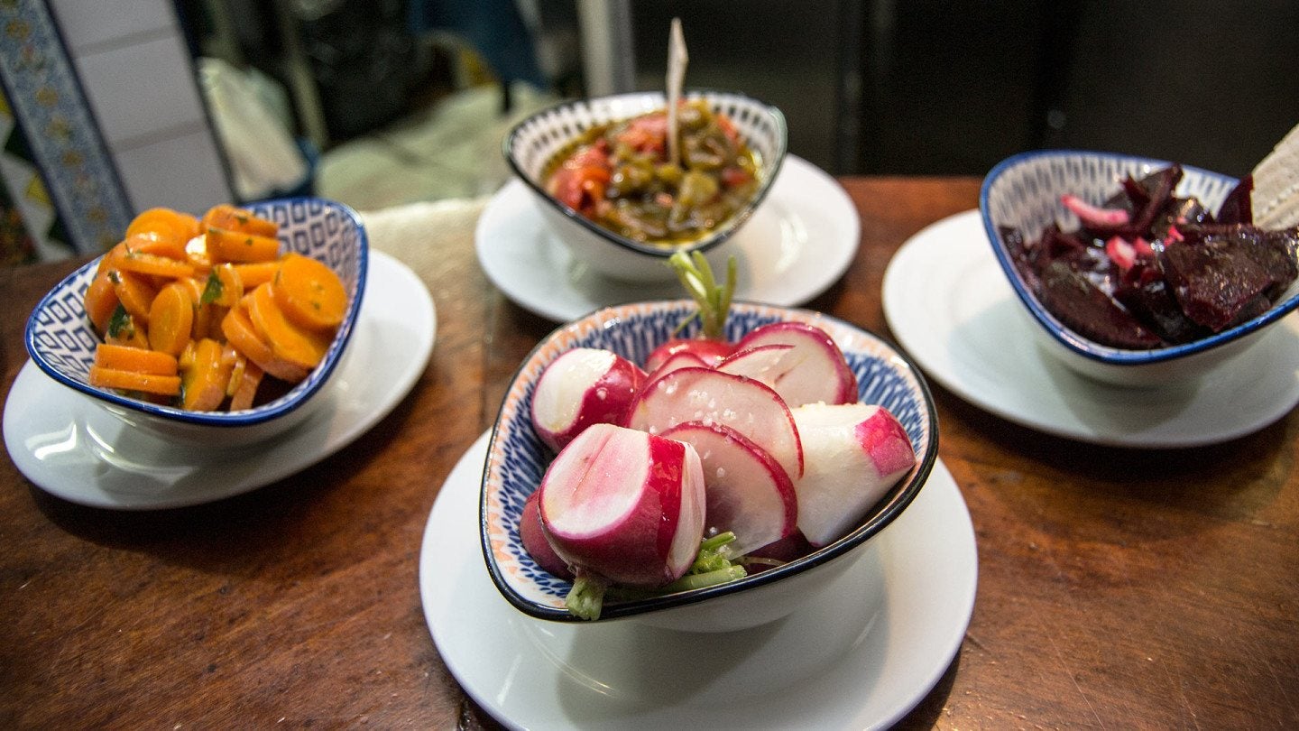 Una muestra de los aliños de Las Golondrinas