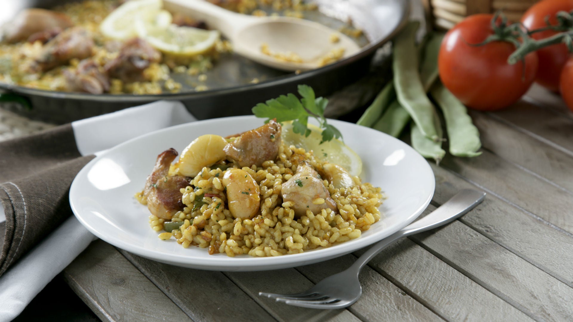 Paella valenciana - Gurmé