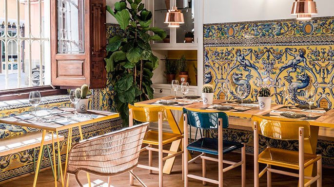 El estilo de El Pintón recupera el tradicional patio andaluz