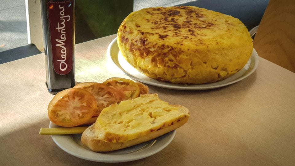 Tostada y tortilla de Da Vinci | Foto: Da Vinci