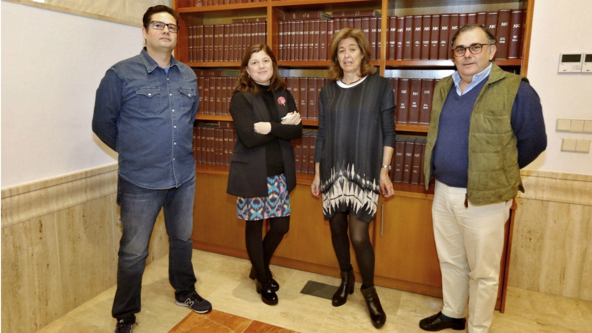Raúl Vera (Puratasca), Marta Parias (ABC), Bebé Benjumea (P Catering y Eventos) y Jesús Becerra (Becerrita) / Foto: JM Serrano