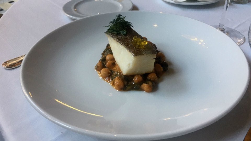 Bacalao del Restaurante del Hotel Alfonso XIII