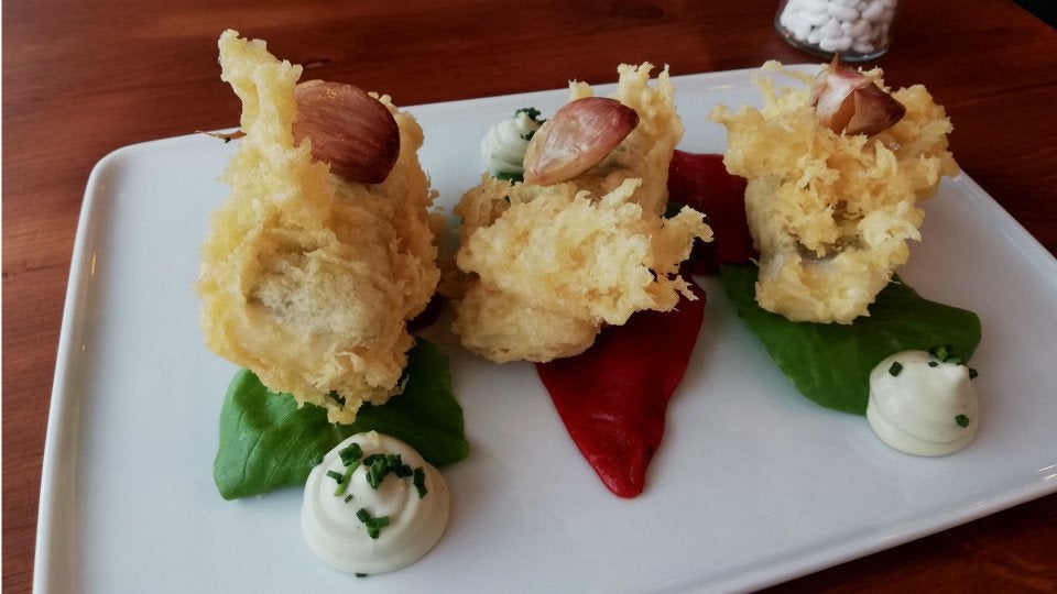 Bacalao en tempura de Cotidiano