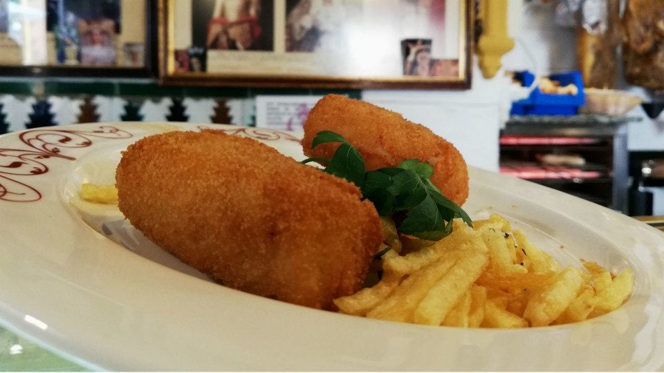 Croquetas de bacalao de Casa Ricardo