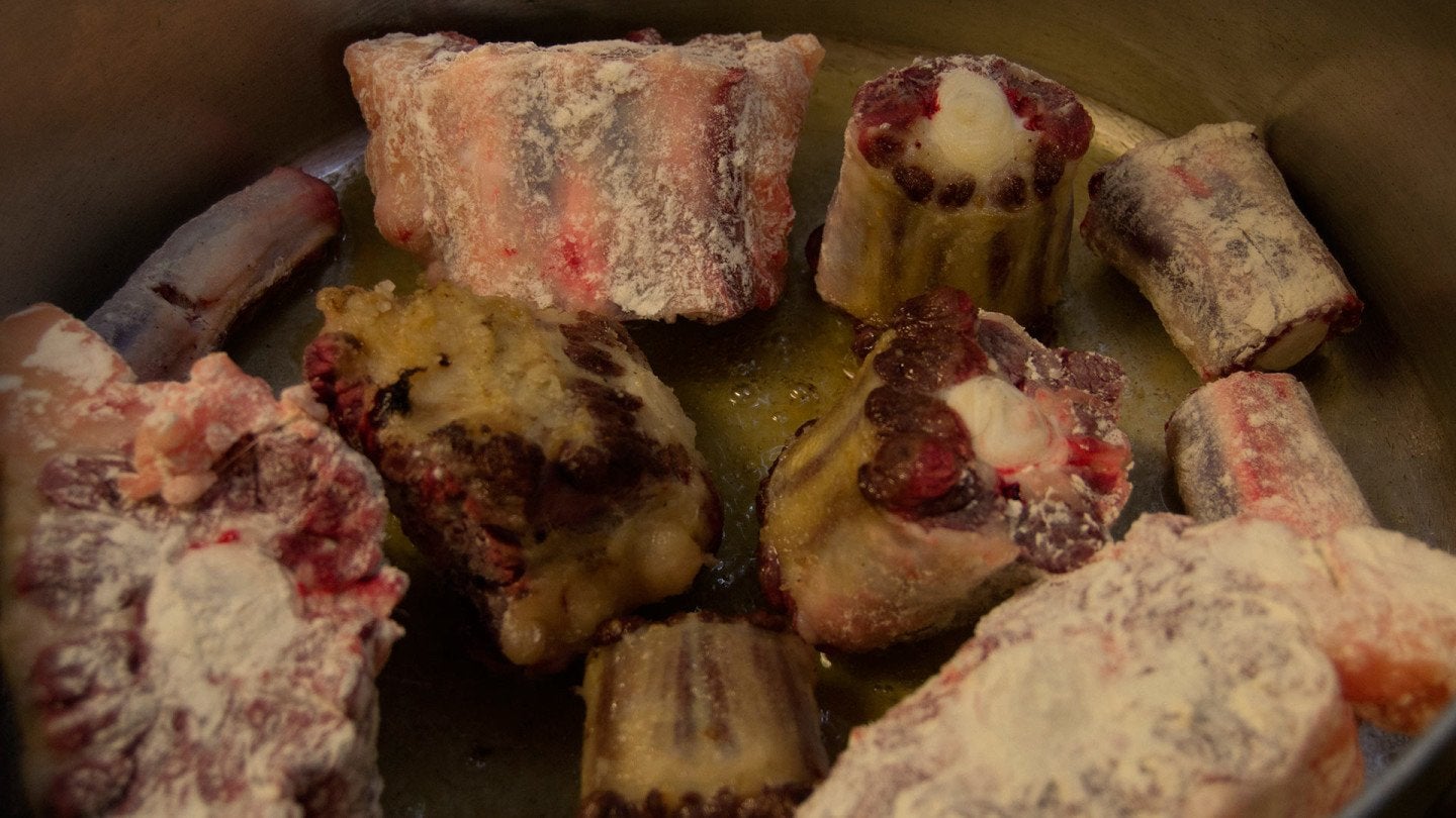 Receta Mollete de Rabo de toro en Casa Rafel