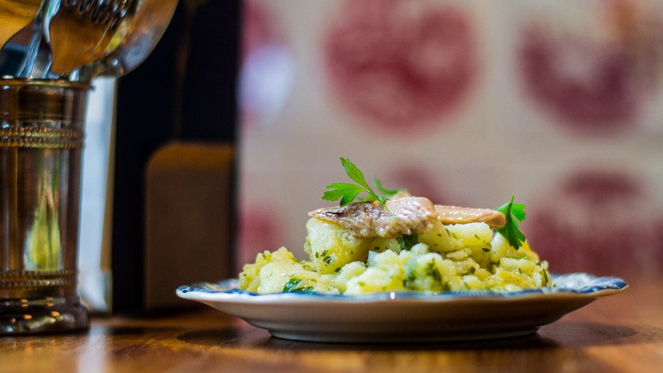 Aliño de patatas con melva de Castizo