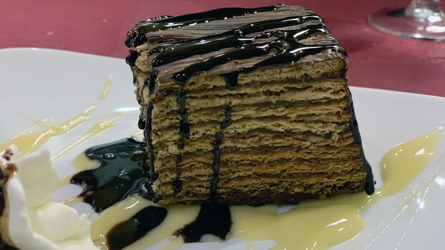 Tarta de galleta de La Monumental de Sevilla