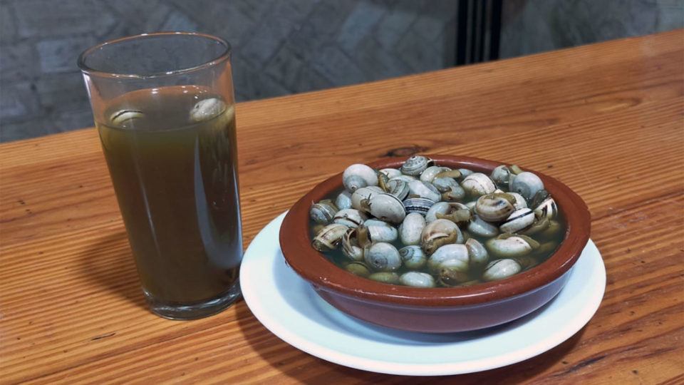 Tapa de caracoles de Bodega Vargas