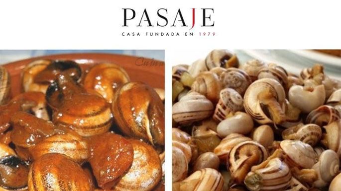 Caracoles a domicilio en Bar Pasaje