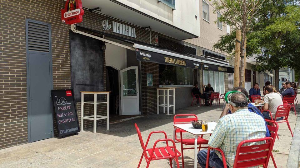 Terraza de La Herrería en Los Bermejales