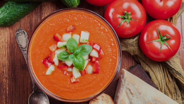 Receta de gazpacho andaluz