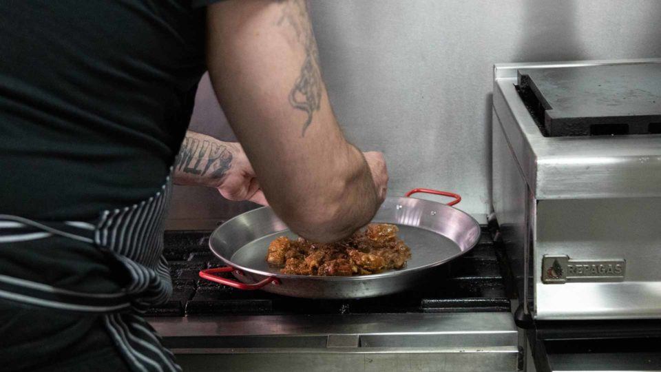 La paella de mixta de Ivantxu