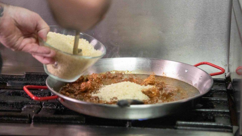 La paella de mixta de Ivantxu