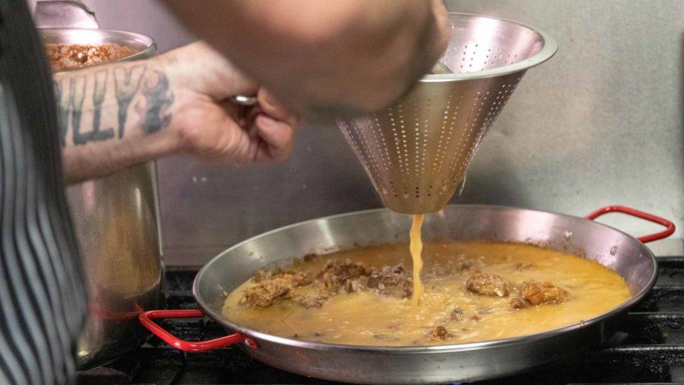 La paella de mixta de Ivantxu
