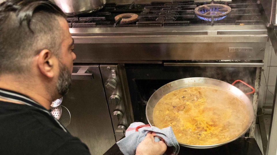 La paella de mixta de Ivantxu