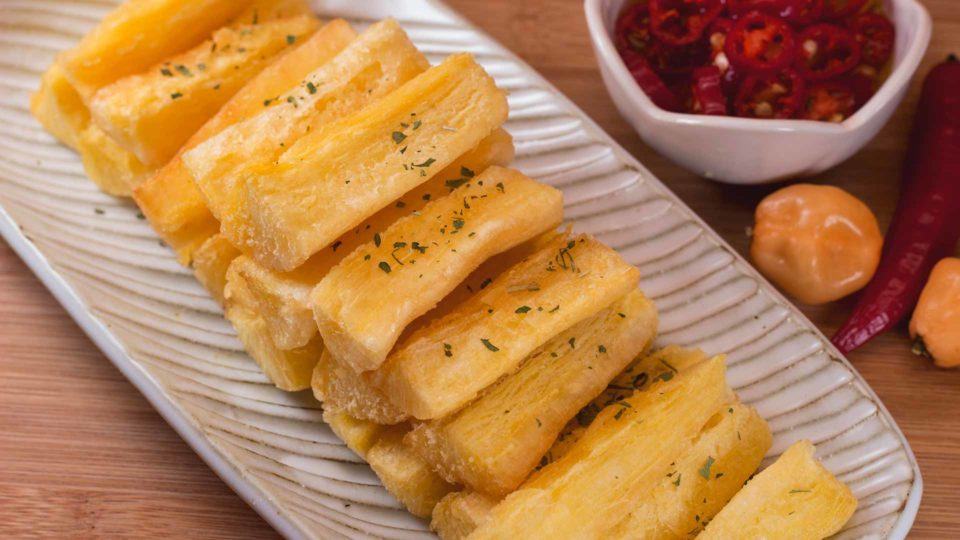 Receta de yuca frita