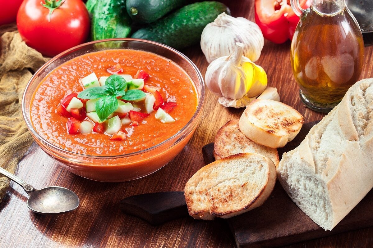 Receta de gazpacho andaluz