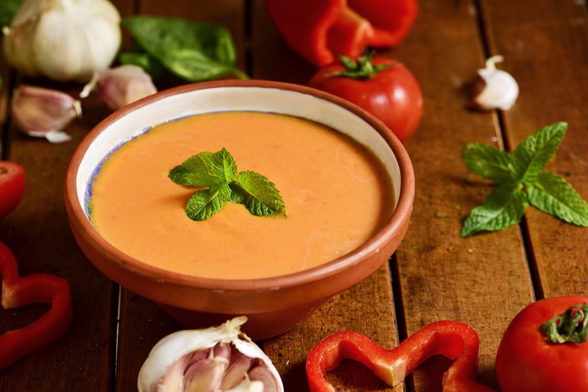 Receta de gazpacho andaluz