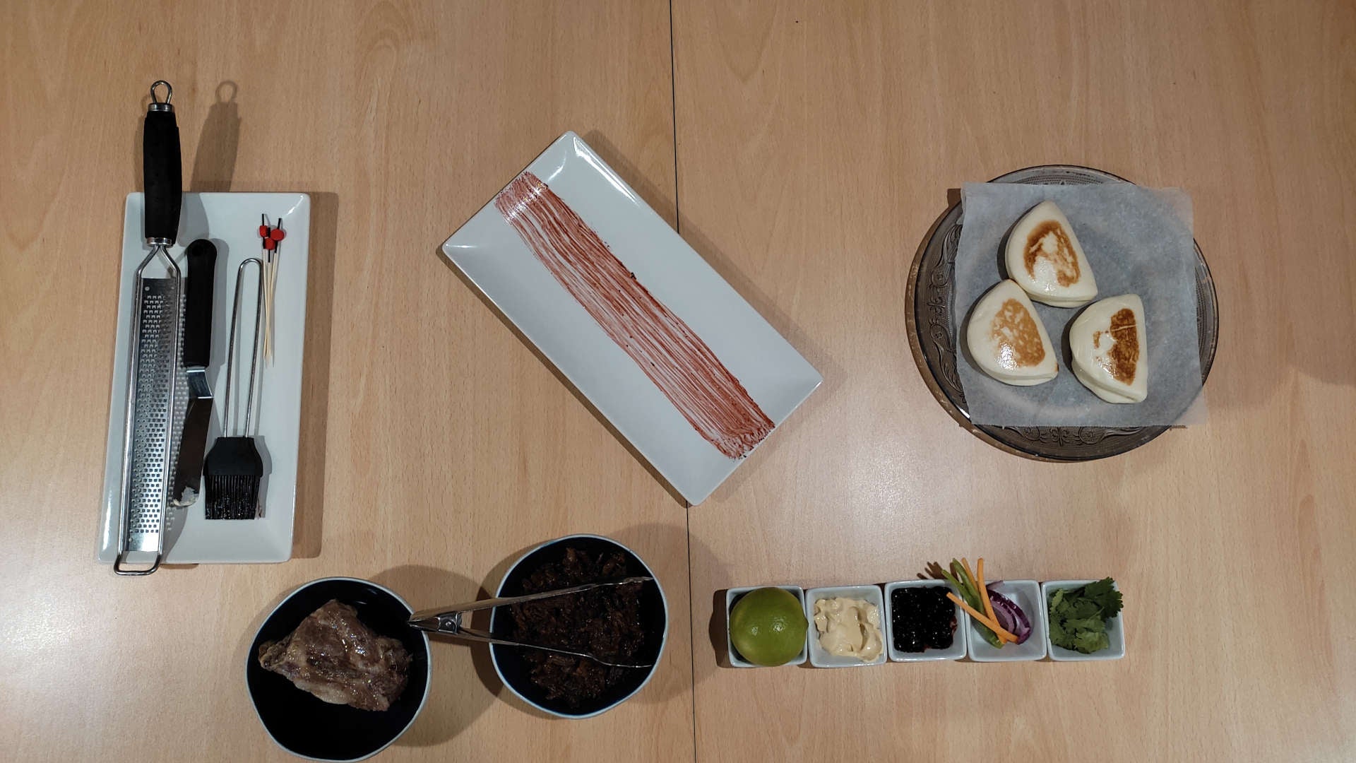 Los secretos del pan bao con mogote ibérico caramelizado de Cocina 33