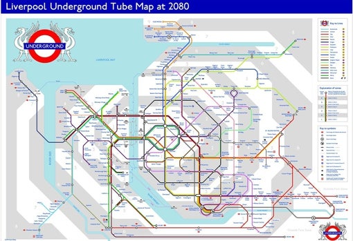 La red de metro de Liverpool