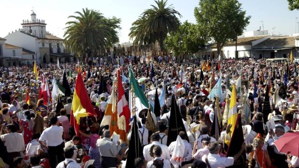 La romería del Rocío está masificada