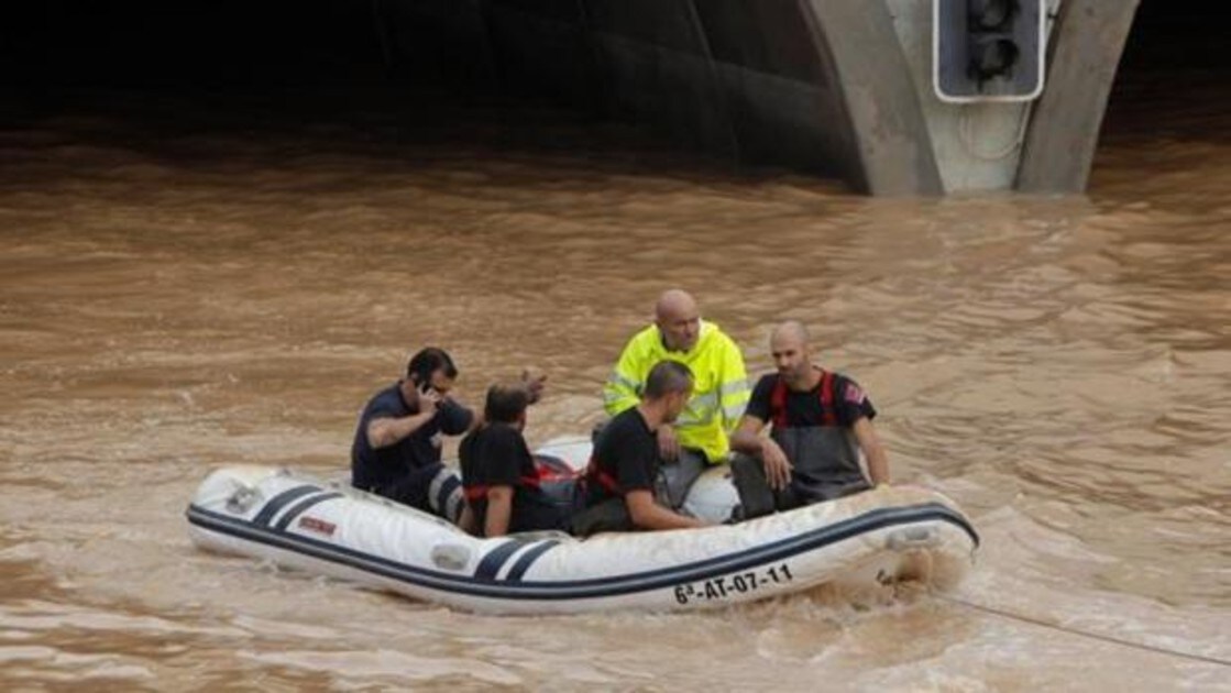 El Ejército actuando en las inundaciones en Alicante