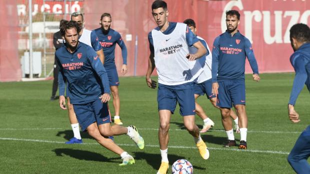 El Sevilla ya prepara el partido de la Champions ante el Chelsea