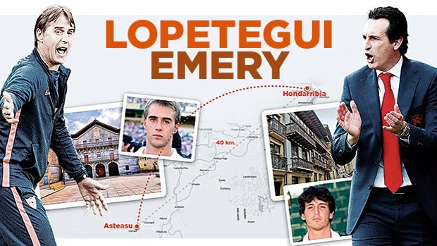 Lopetegui - Emery: Cuarenta kilómetros de pasión y trabajo
