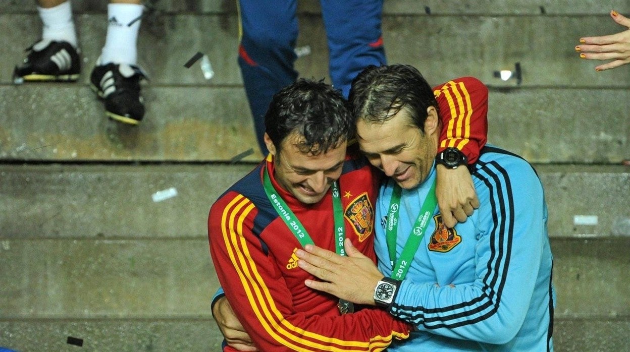 Santi Denia y Lopetegui, cuando se convirtieron en campeones de Europa sub 19