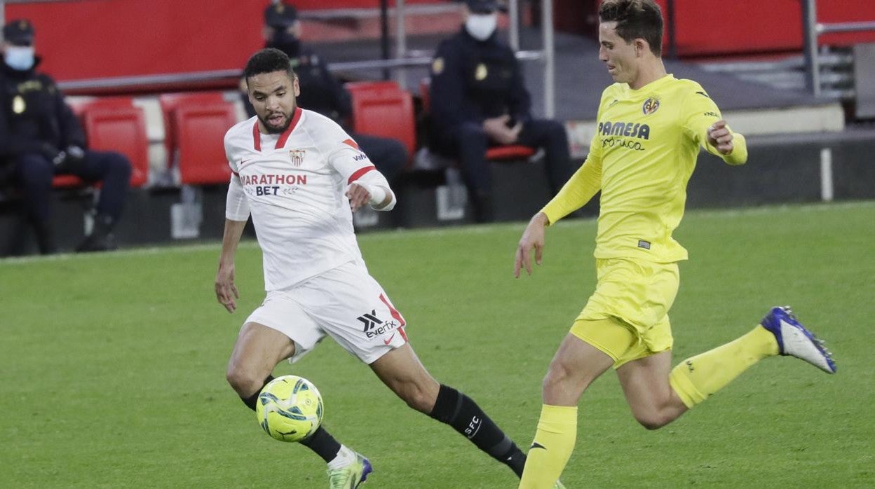 Lance del Sevilla - Villarreal de la primera vuelta de LaLiga