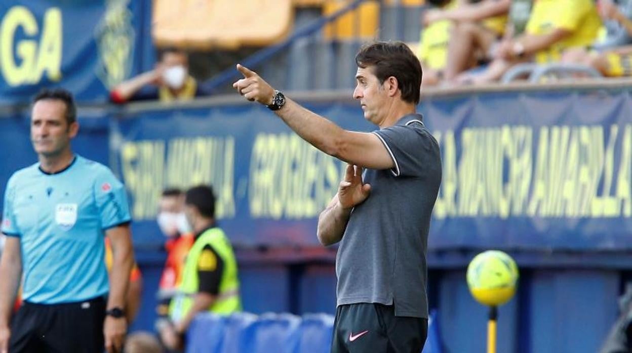 Lopetegui, en el duelo ante el Villarreal