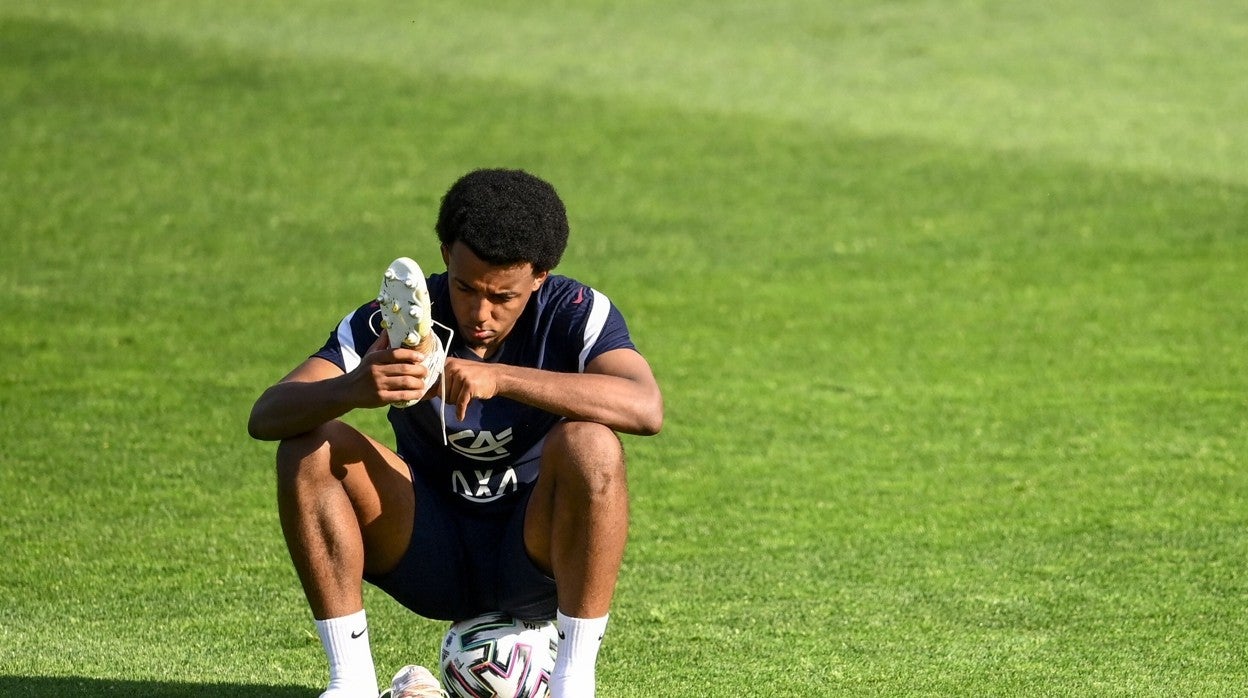 Julen Koundé, en la concentración de Francia en Clairefontaine