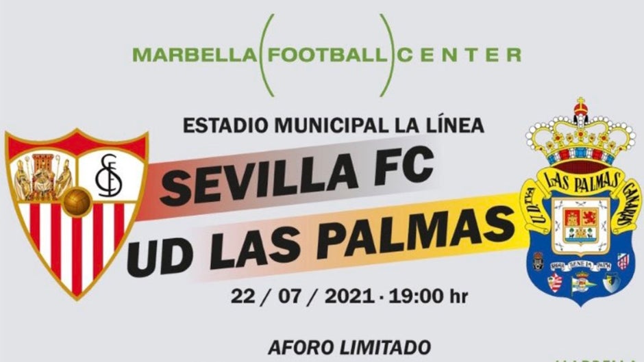 Entradas a la venta para el Sevilla - Las Palmas en La Línea con aforo limitado