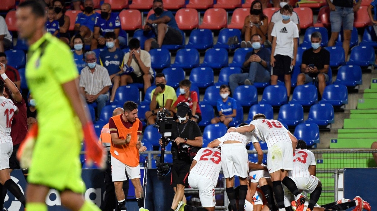 El gol de Lamela en el Getafe - Sevilla (0-1), en vídeo