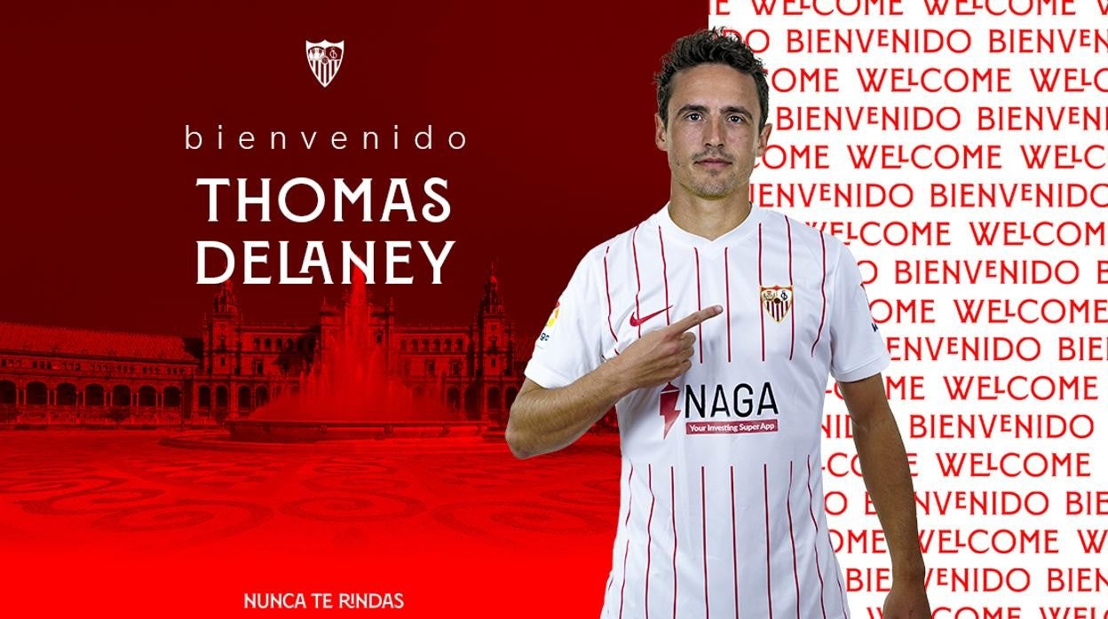 Oficial: Thomas Delaney, jugador del Sevilla FC hasta 2025