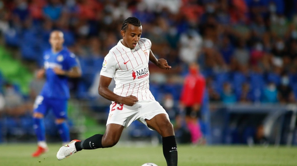 Koundé, en el Getafe-Sevilla