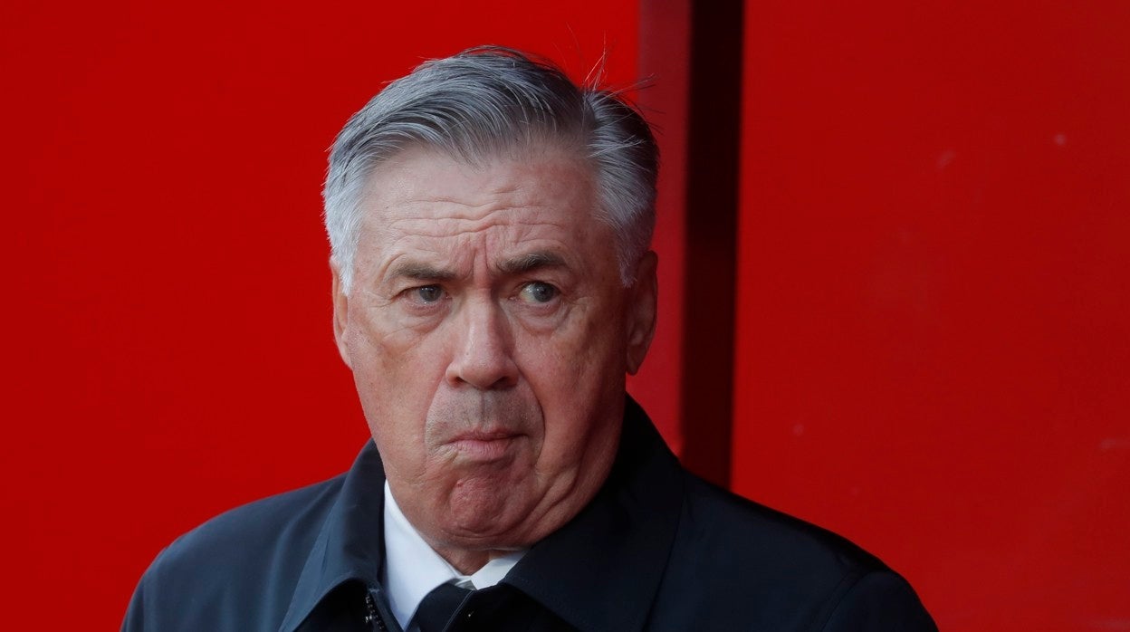 El técnico del Real Madrid, Carlo Ancelotti