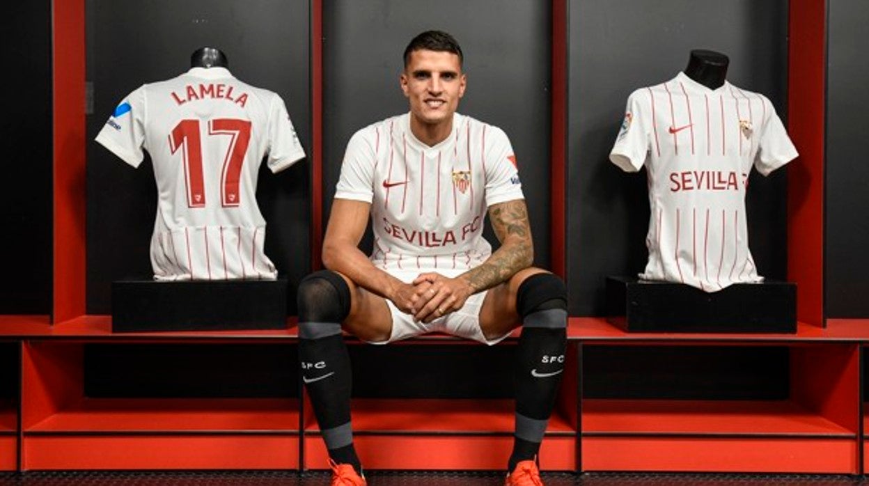 Erik Lamela, jugador del Sevilla FC